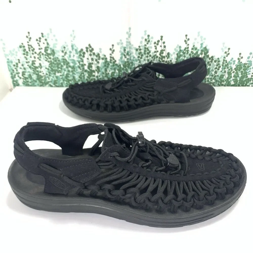 Keen Women’s Black Waterproof Hiking Nature Enclosed Sandals Size 39.5 EU/9 US
